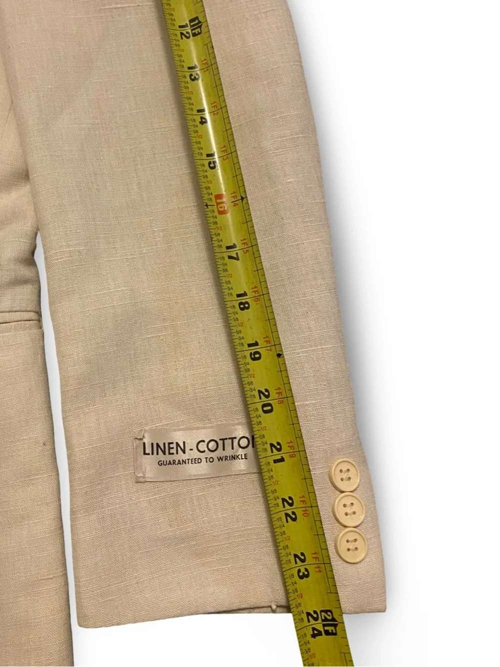 Classic Beige Double-Breasted Men's Blazer